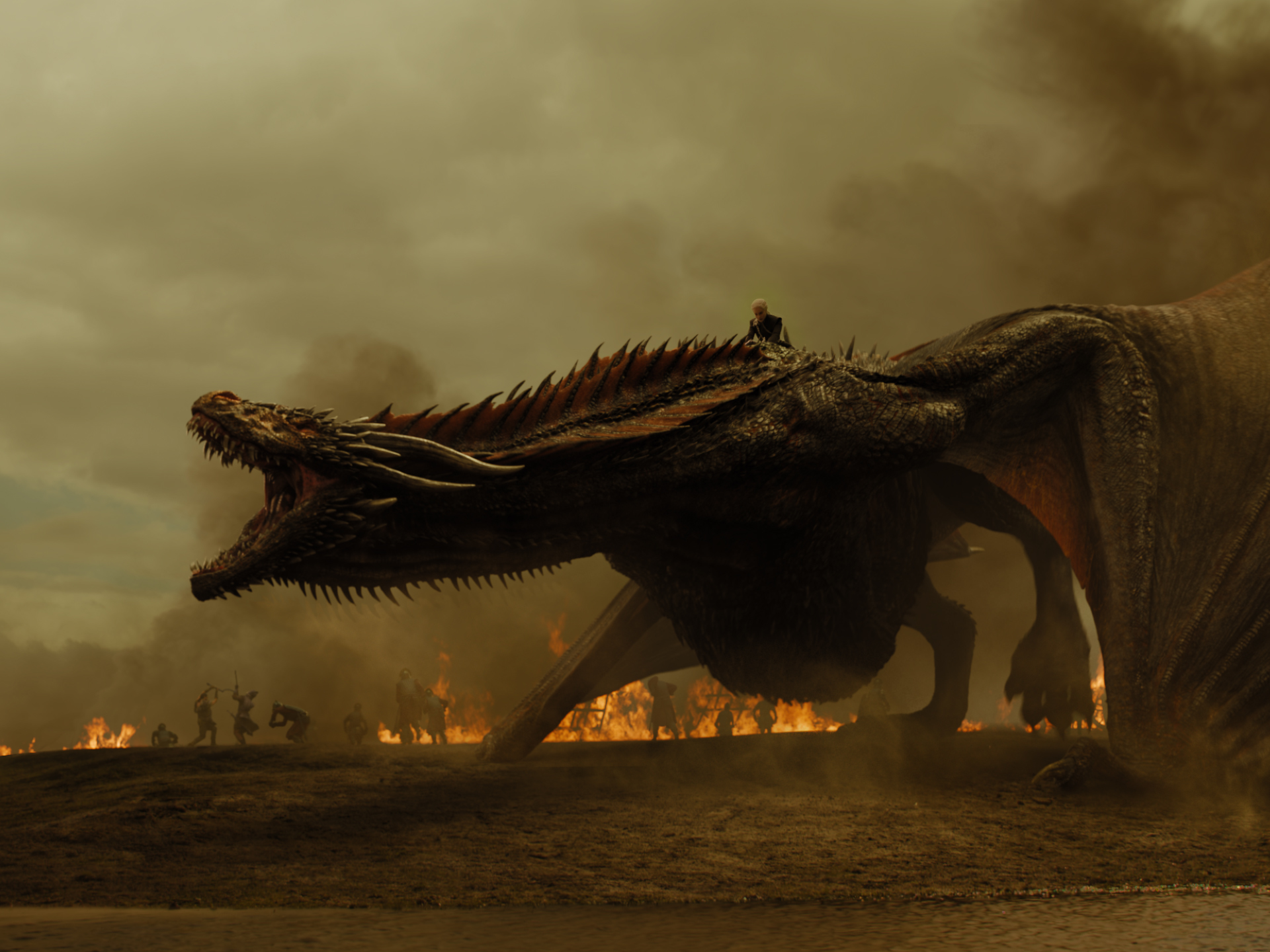 drogon daenerys spoils of war game of thrones