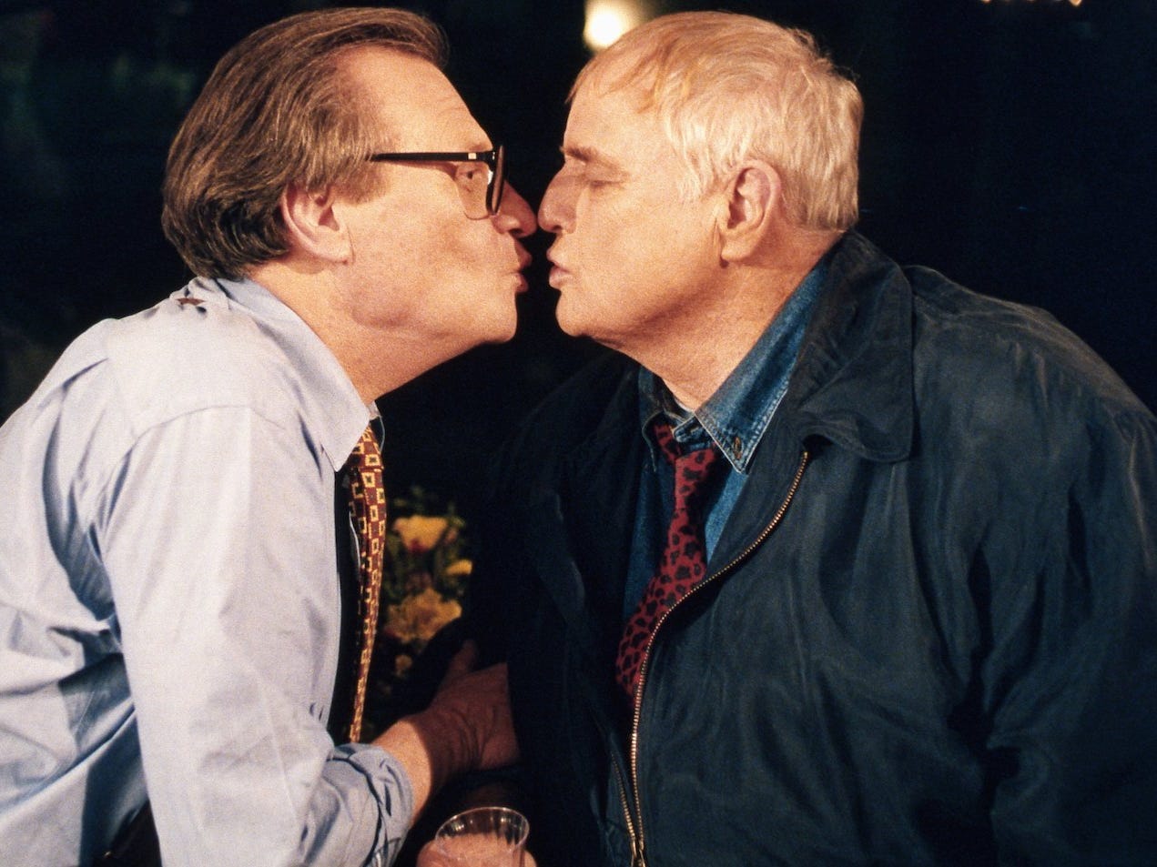 marlon brando larry king