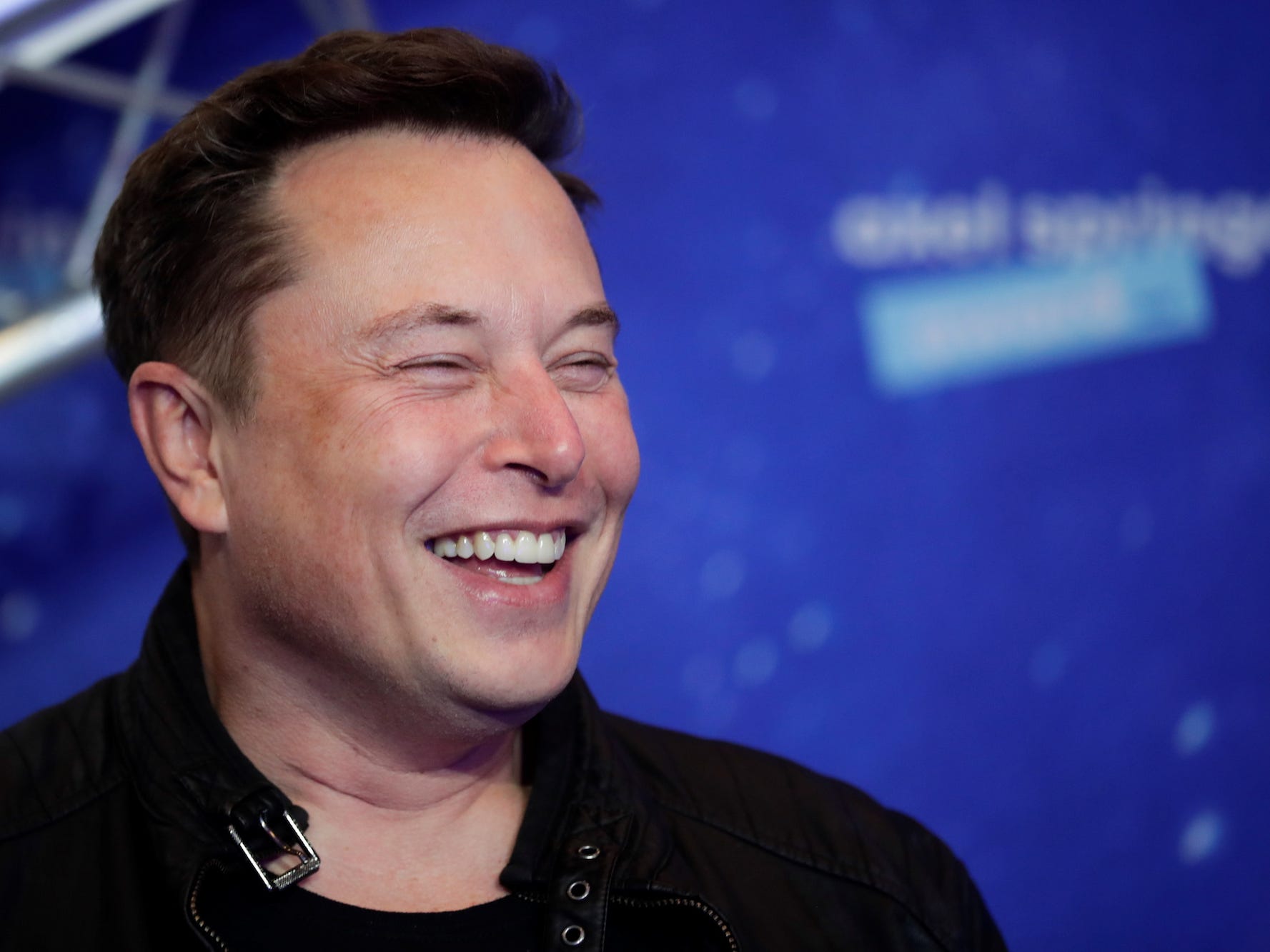 elon musk laugh