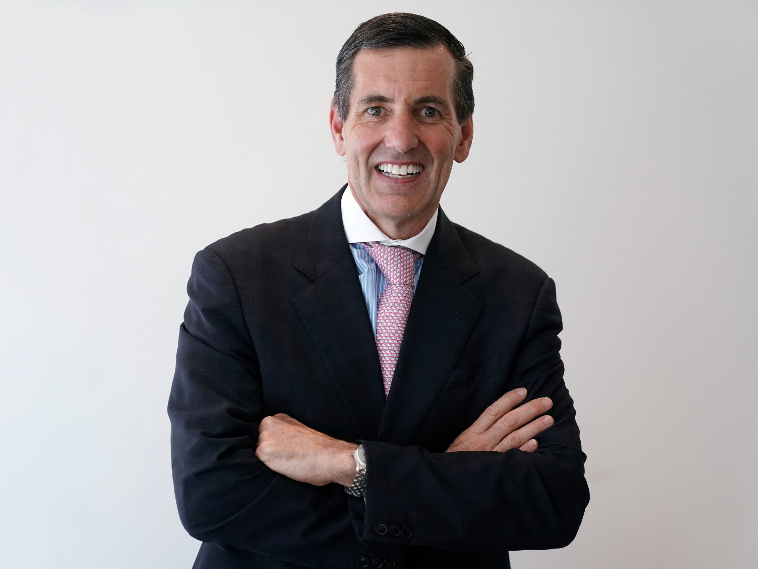 FILE PHOTO: Humana CEO Bruce Broussard poses for a portrait in the Manhattan borough of New York City, New York, U.S. June 22, 2017. REUTERS/Carlo Allegri/File Photo