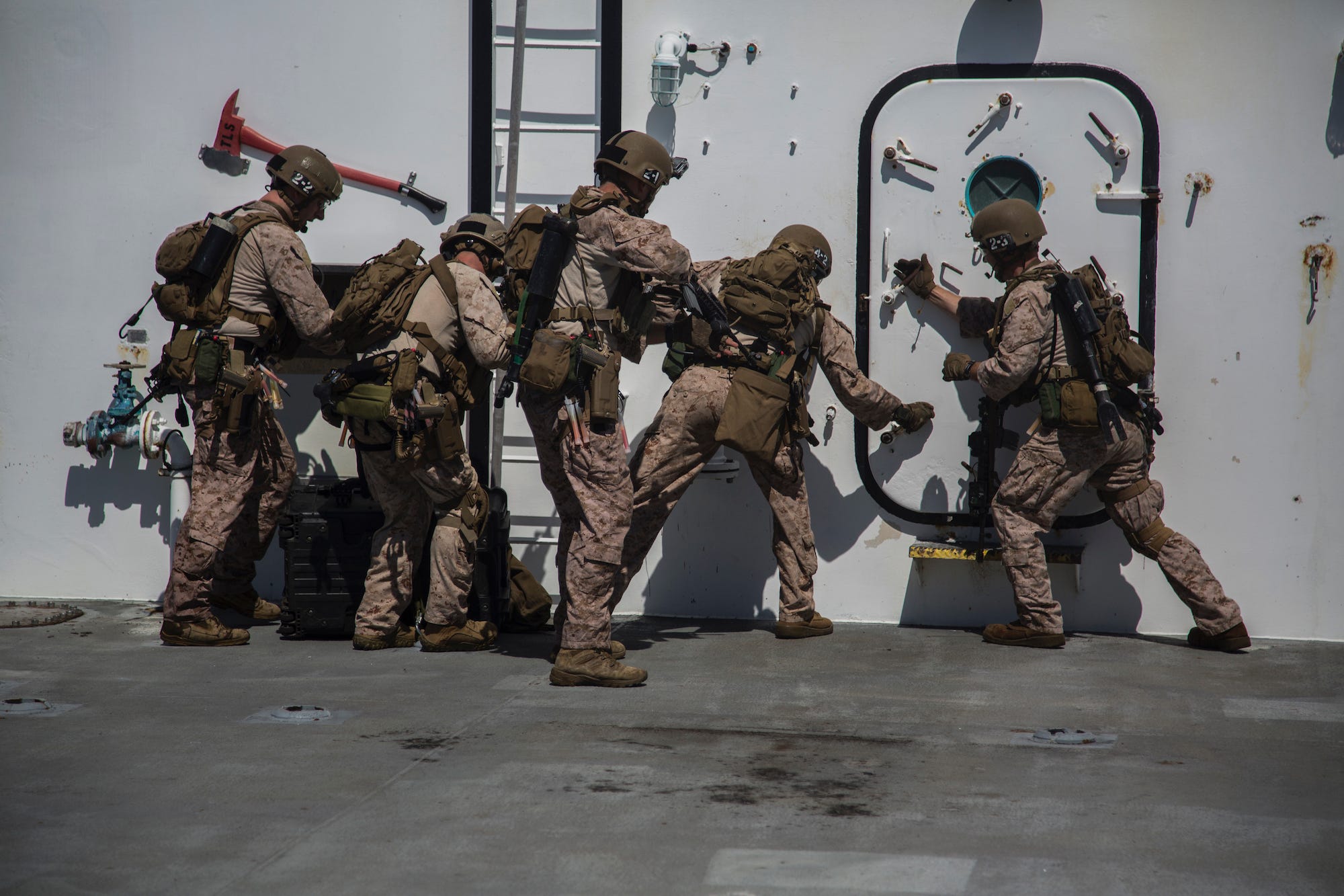 Marines visit board search seizure VBSS