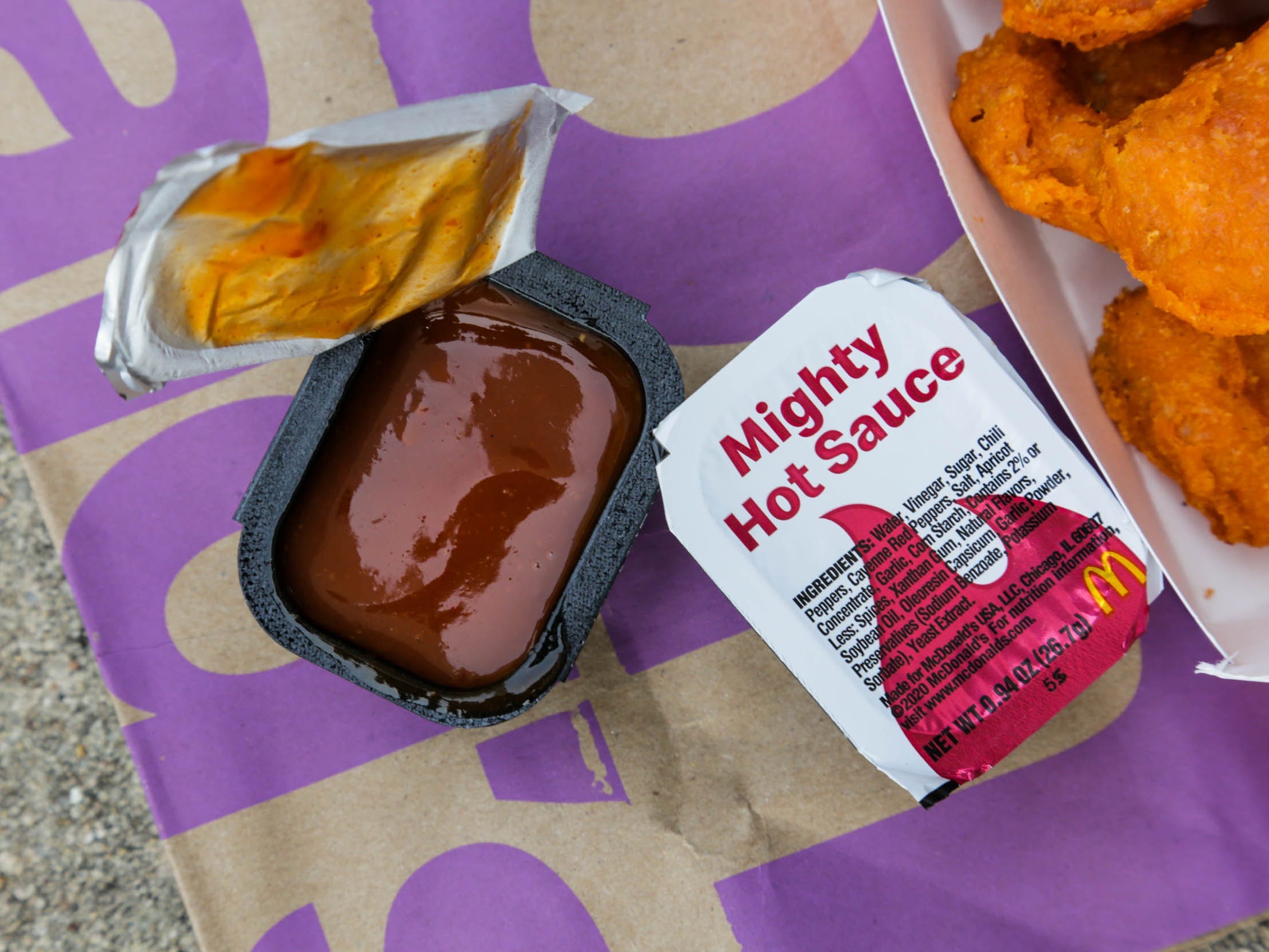 McDonalds spicy chicken nuggets