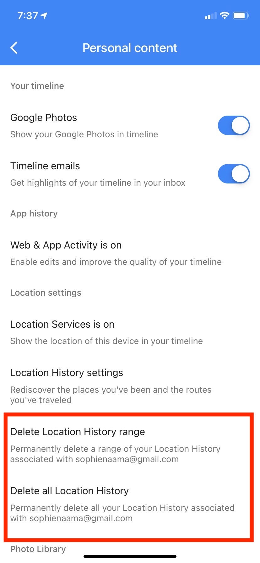 How to disable Google Maps’ timeline history   5 2