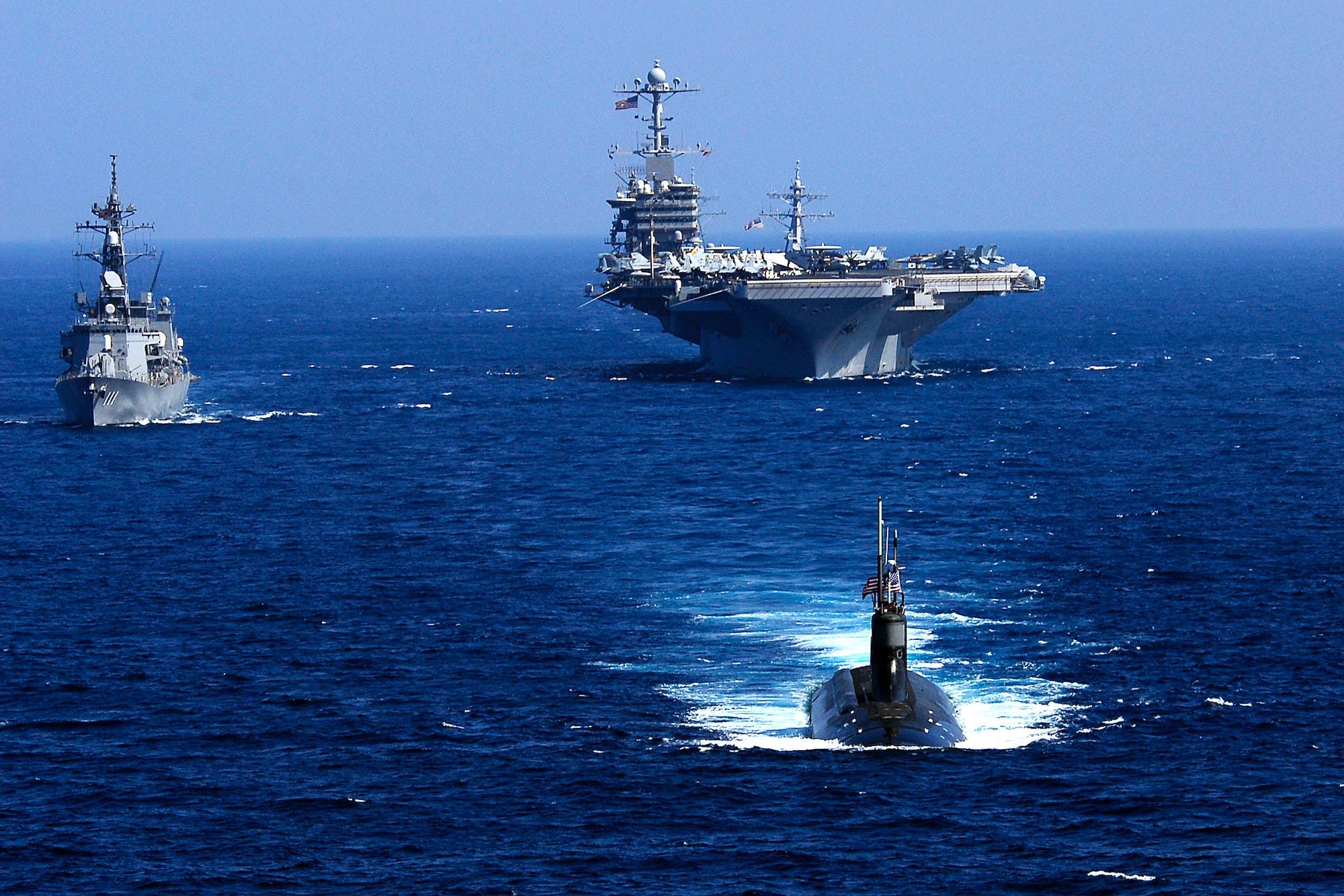 Navy submarine Seawolf aircraft carrier John C. Stennis