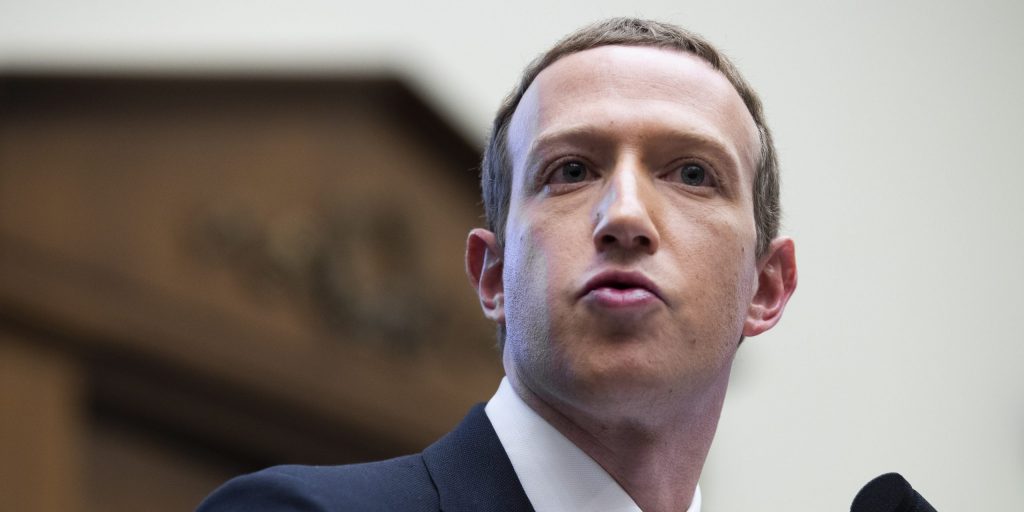 CEO Mark Zuckerberg van Facebook.