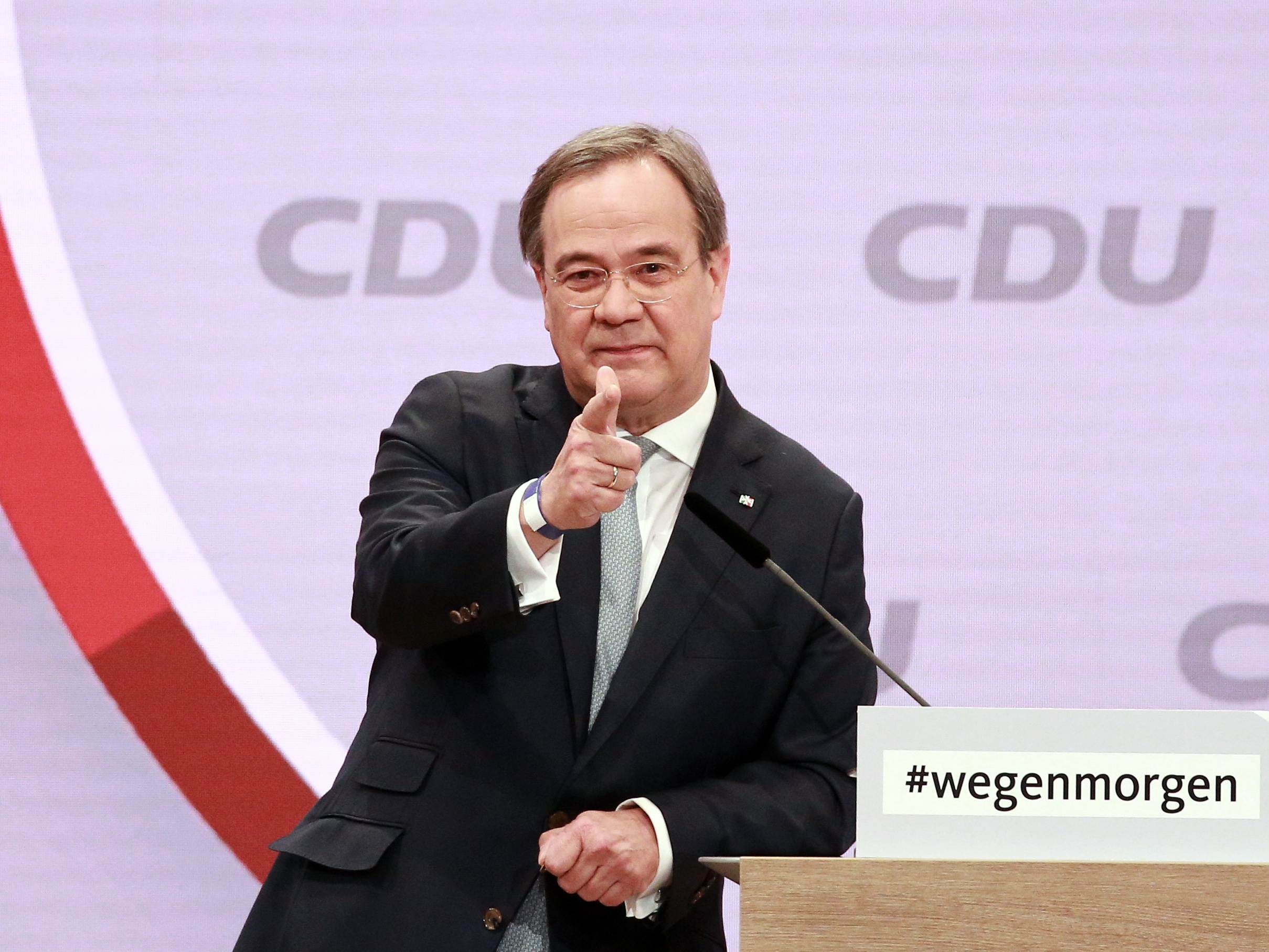 Armin Laschet is de nieuwe voorzitter van de CDU