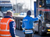 Controle op snelweg tussen Nederland en Belgie