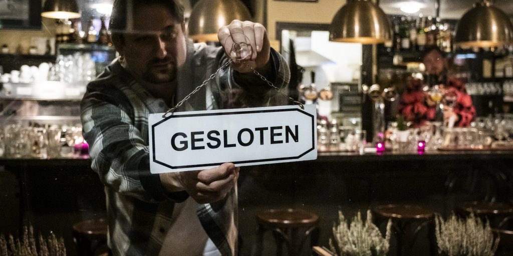 Gesloten horeca tijdens de coronacrisis