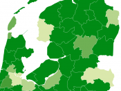 Heel Nederland kleurt groen bij de ontwikkeling van de huizenprijs op jaarbasis. Ofwel: in alle regio's zijn de prijzen gestegen.