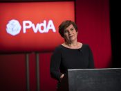Lilianne Ploumen wordt door de PvdA gepresenteerd als lijsttrekker voor de Tweede Kamerverkiezingen.
