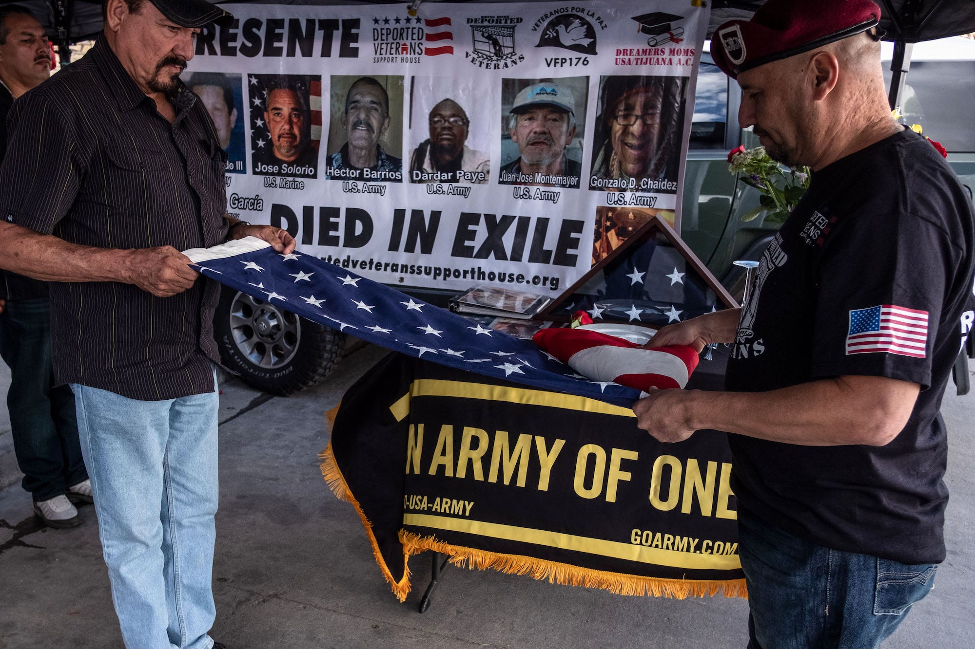 Mexico deported veterans Memorial Day