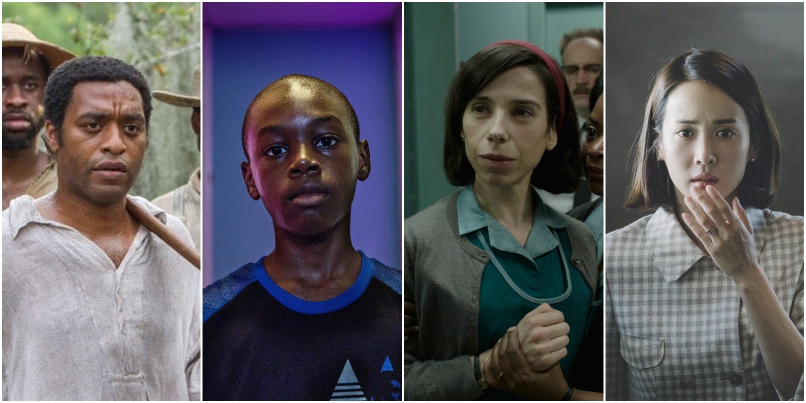 12 Years a Slave, Moonlight, The Shape of Water, Parasite