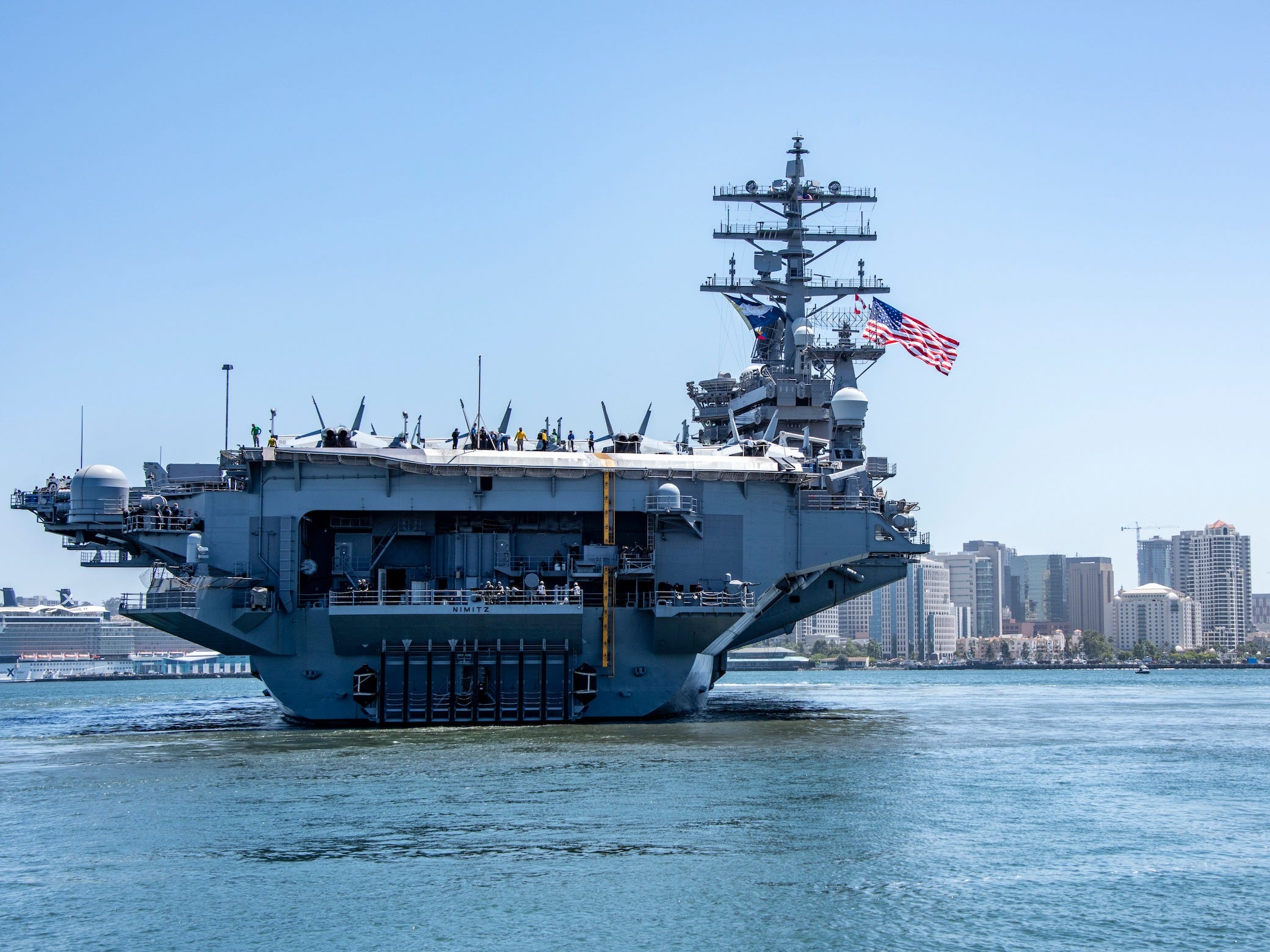 Navy aircraft carrier USS Nimitz