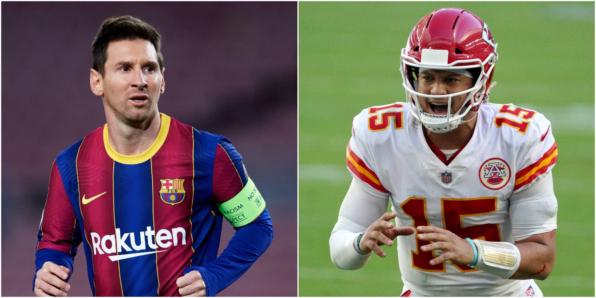 Lionel Messi, Patrick Mahomes