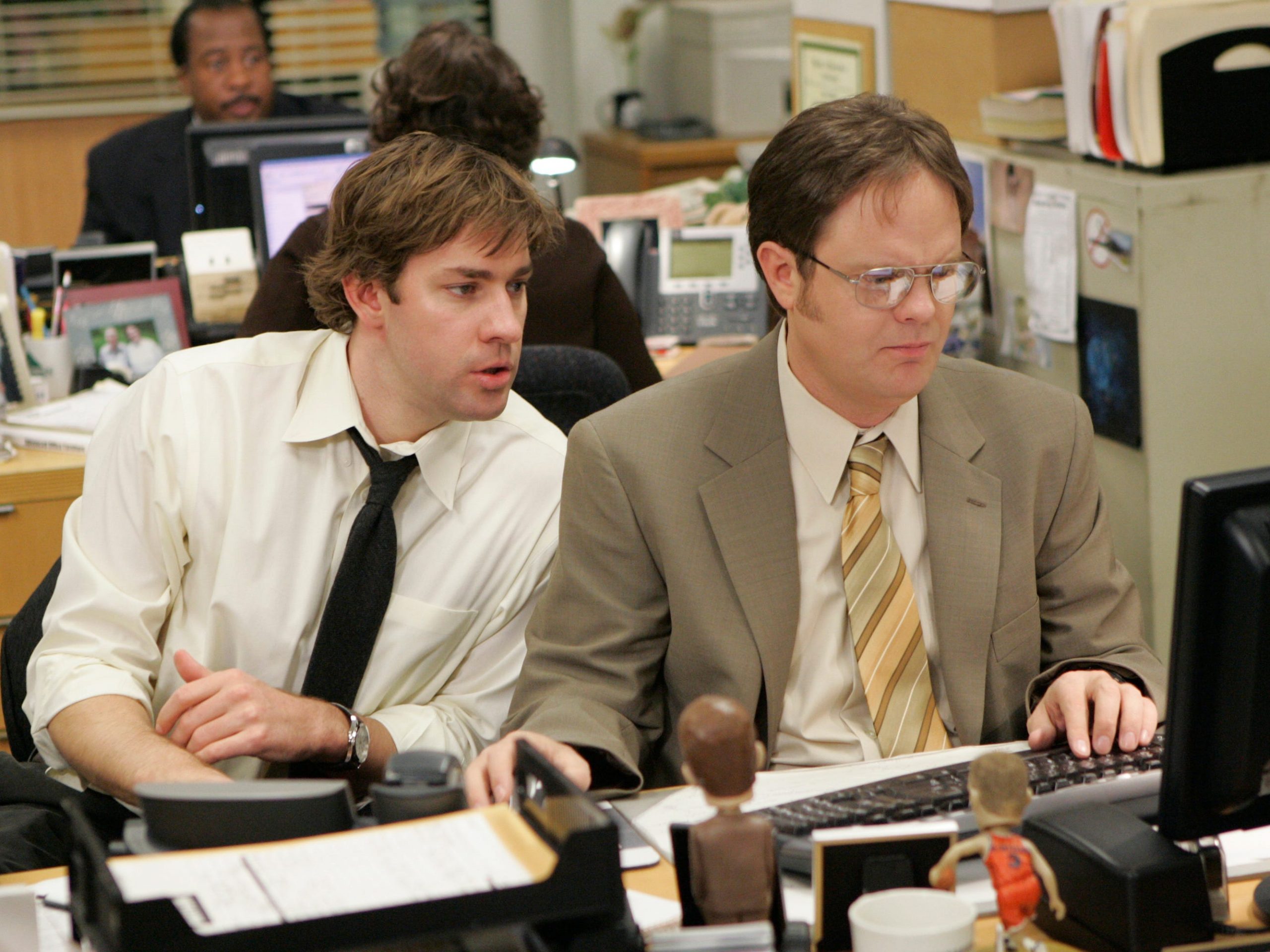 jim and dwight the office