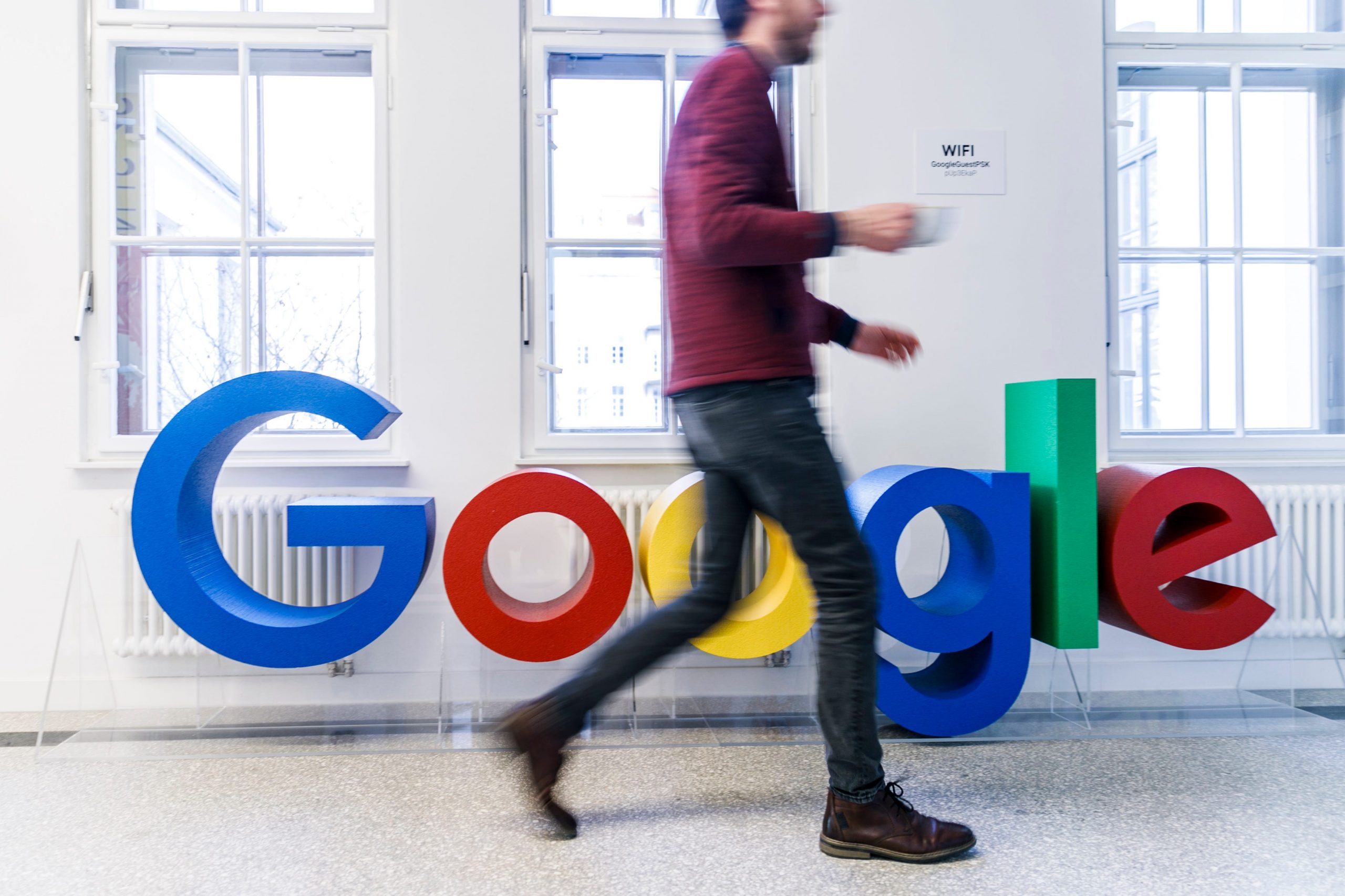 Google headquarters office employee