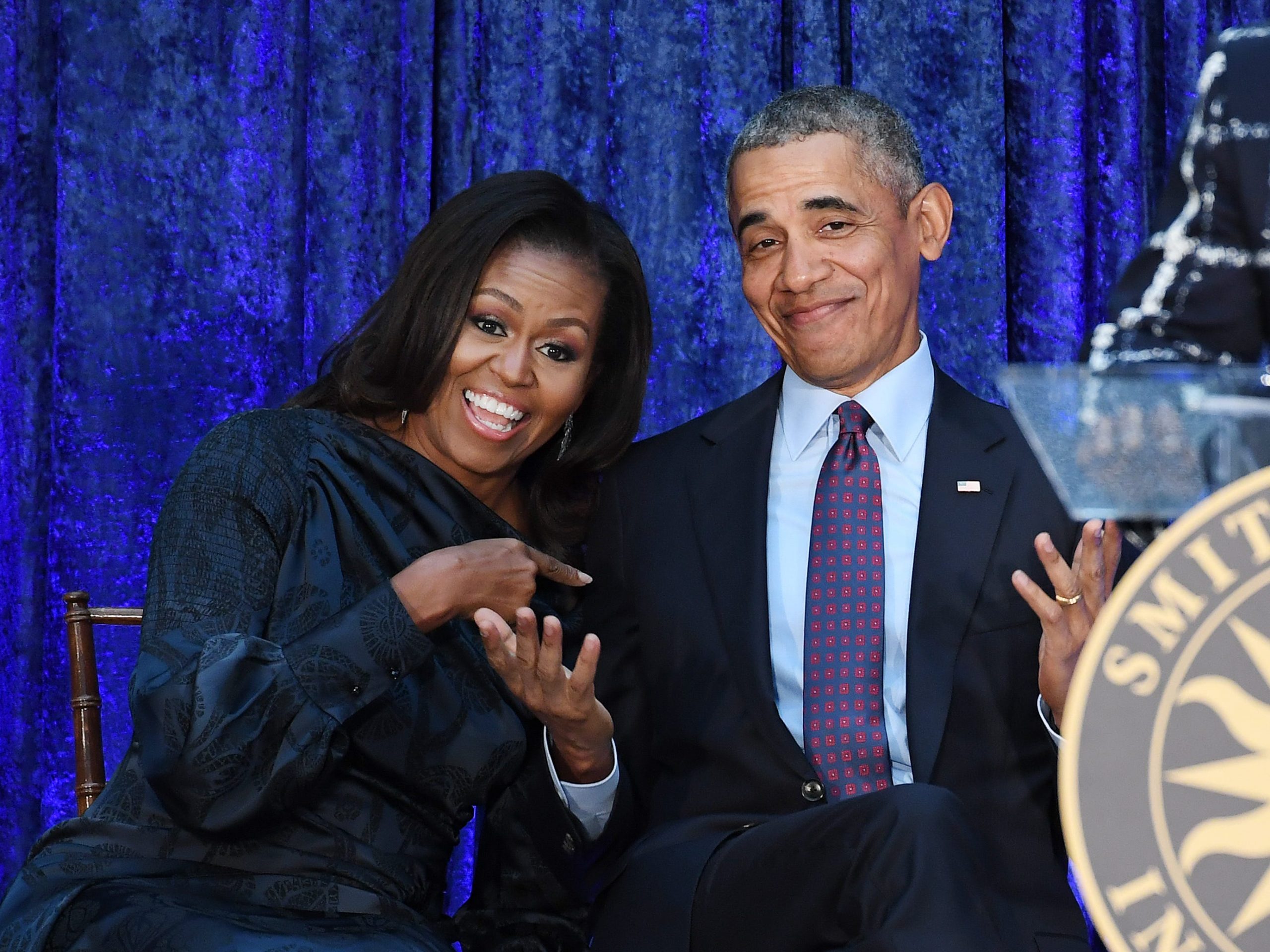 Michelle and Barack Obama