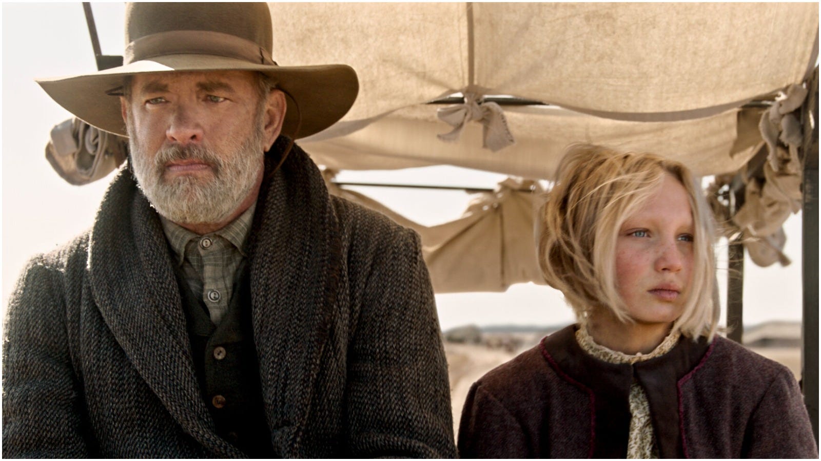 News of the World Tom Hanks and Helena Zengel