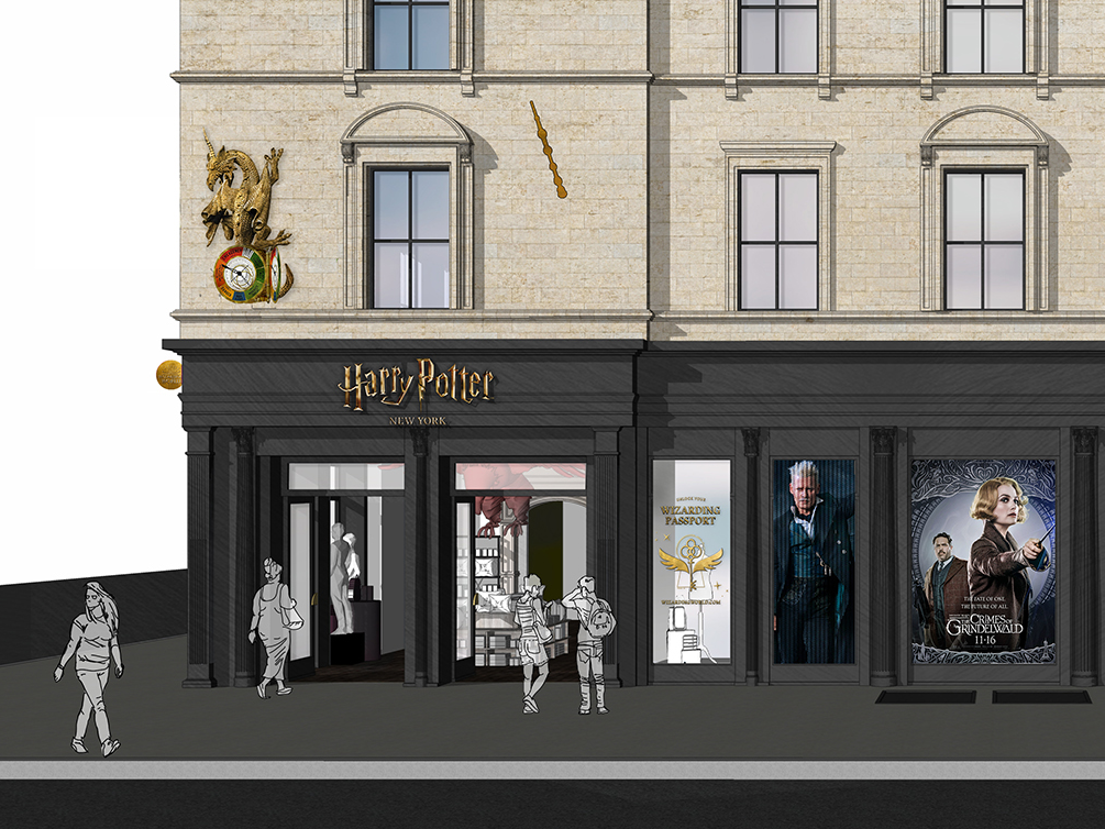Harry Potter New York Flagship  Concept Art