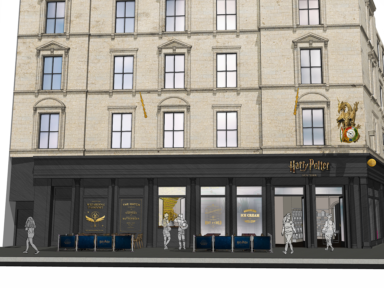 Harry Potter New York Flagship   Concept 2
