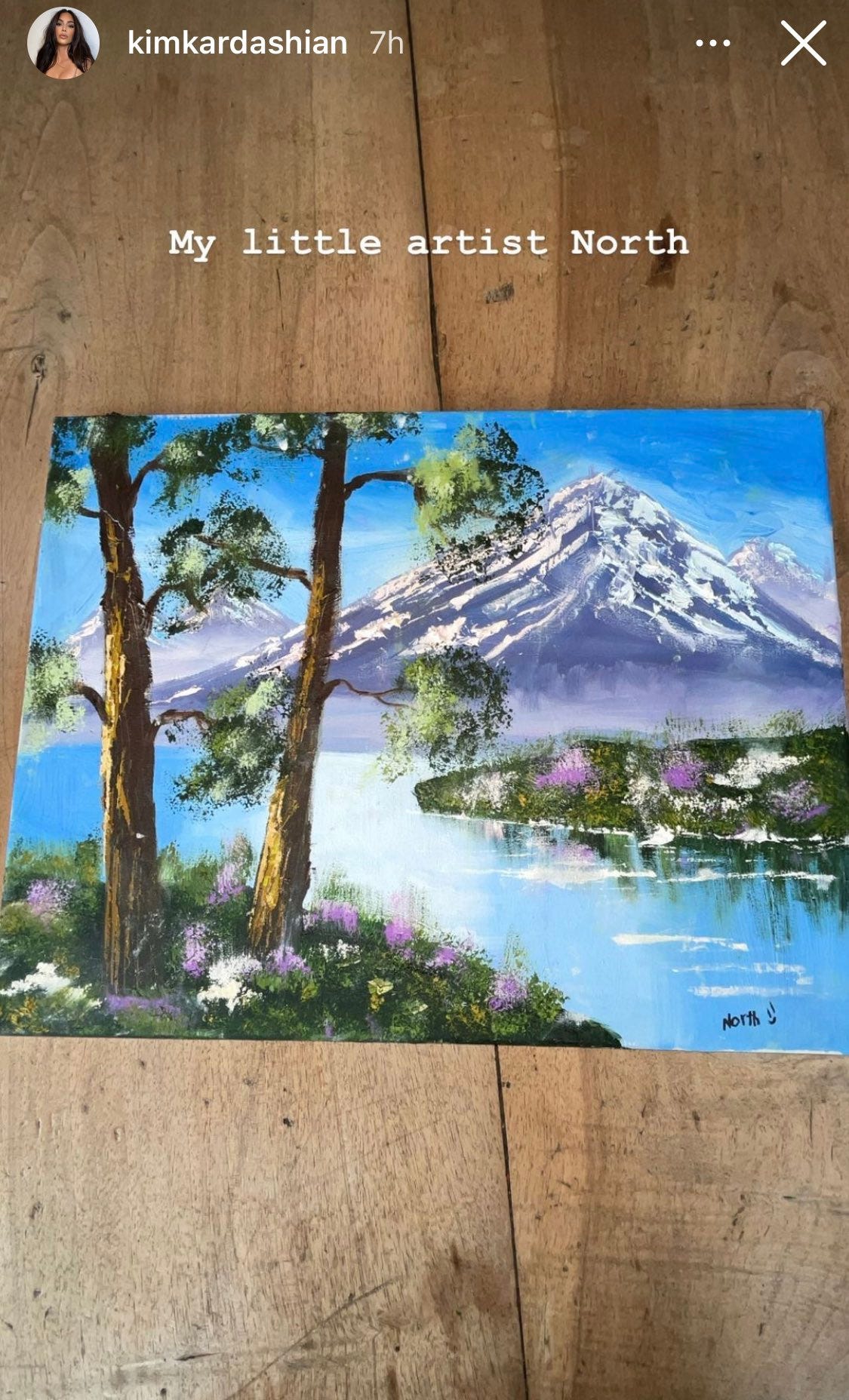 kim k painting