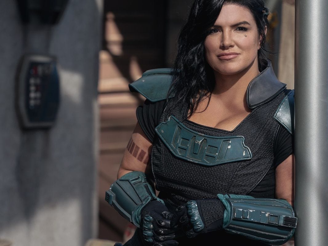 the mandalorian gina carano disney plus