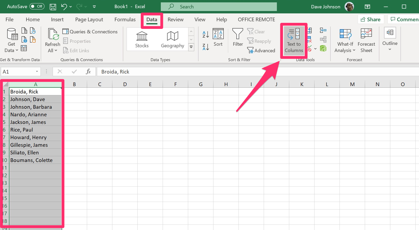 How To Split Cells Into Columns In Microsoft Excel Using The Text To