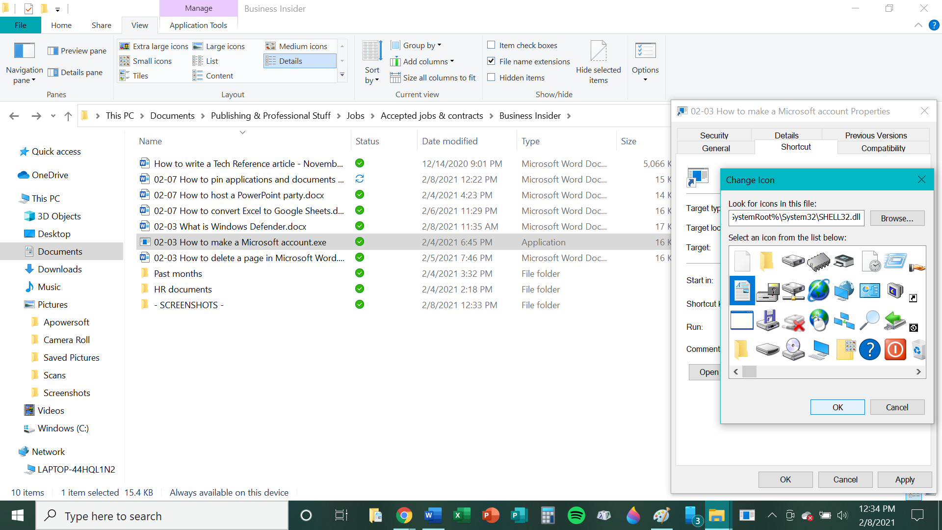 How to pin applications and documents on the Windows taskbar   11