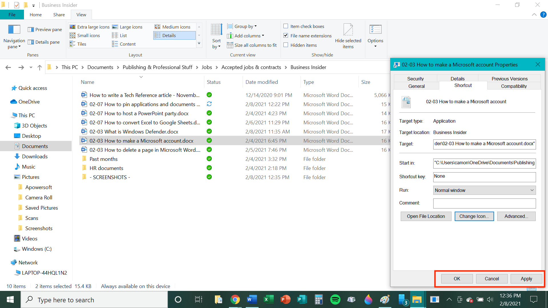 How to pin applications and documents on the Windows taskbar   13