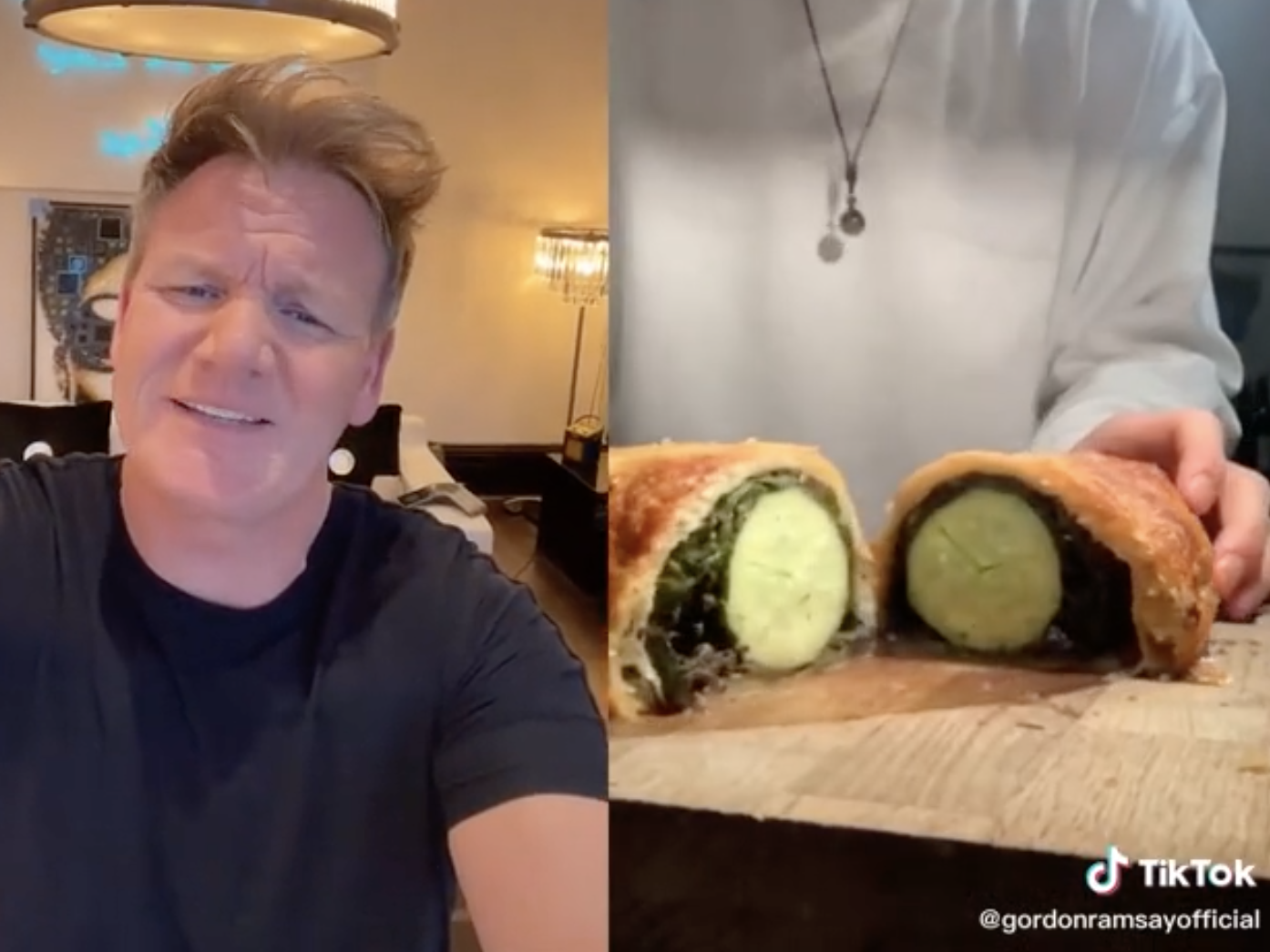 Gordon Ramsay cucumber wellington