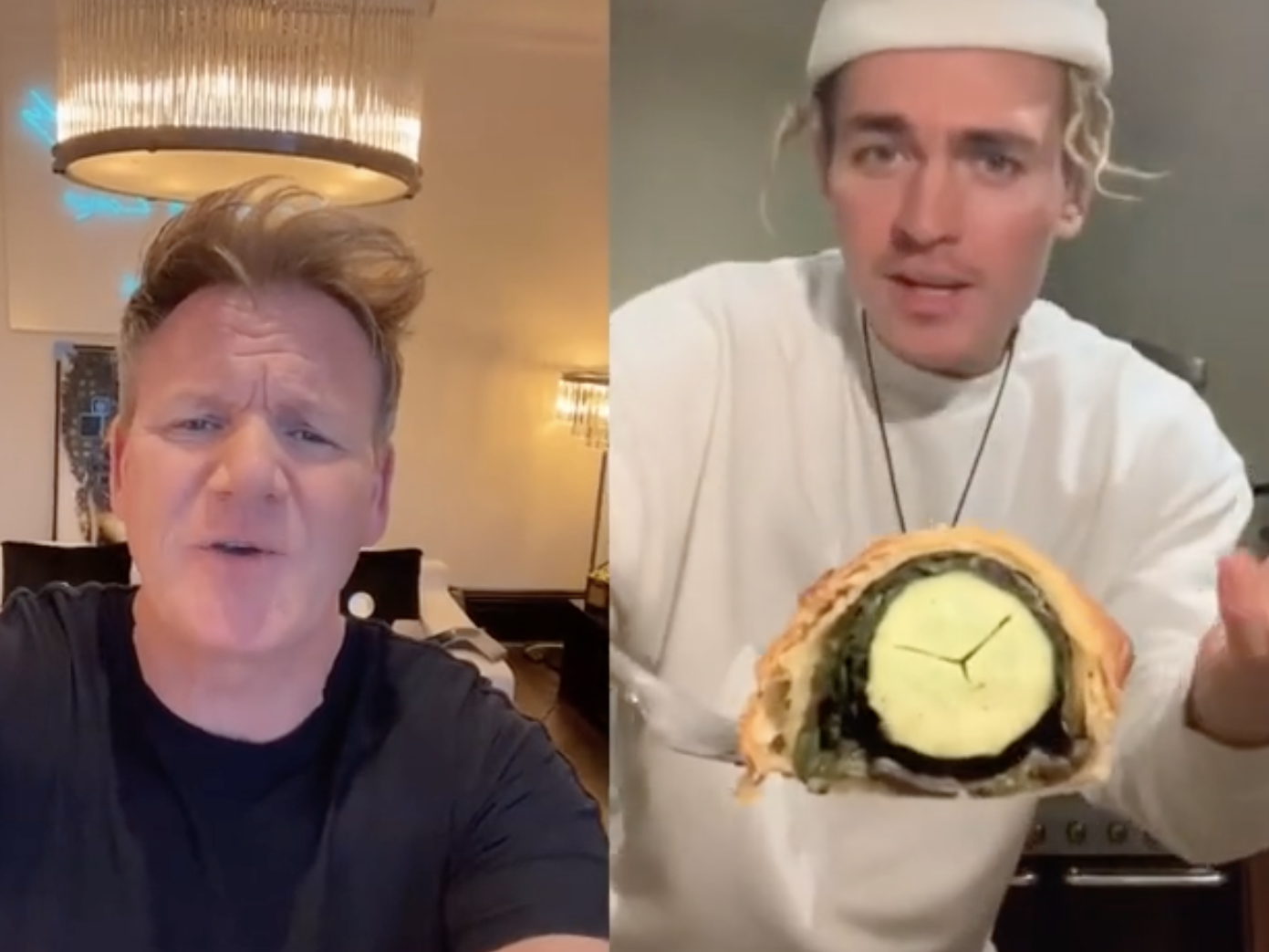 Gordon Ramsay cucumber wellington