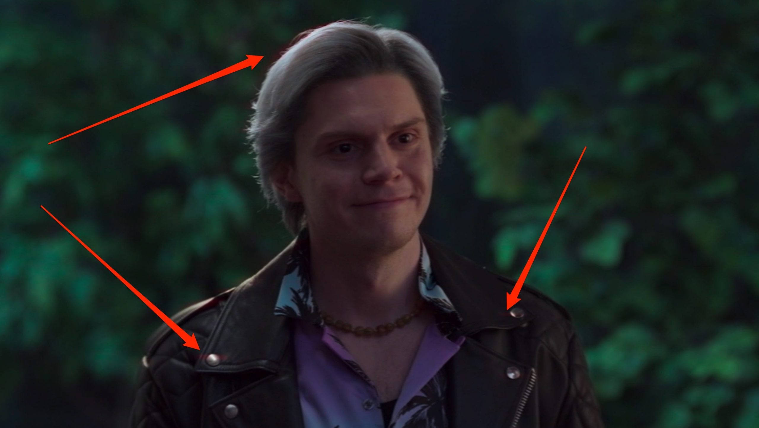 evan peters red glow wandavision 105