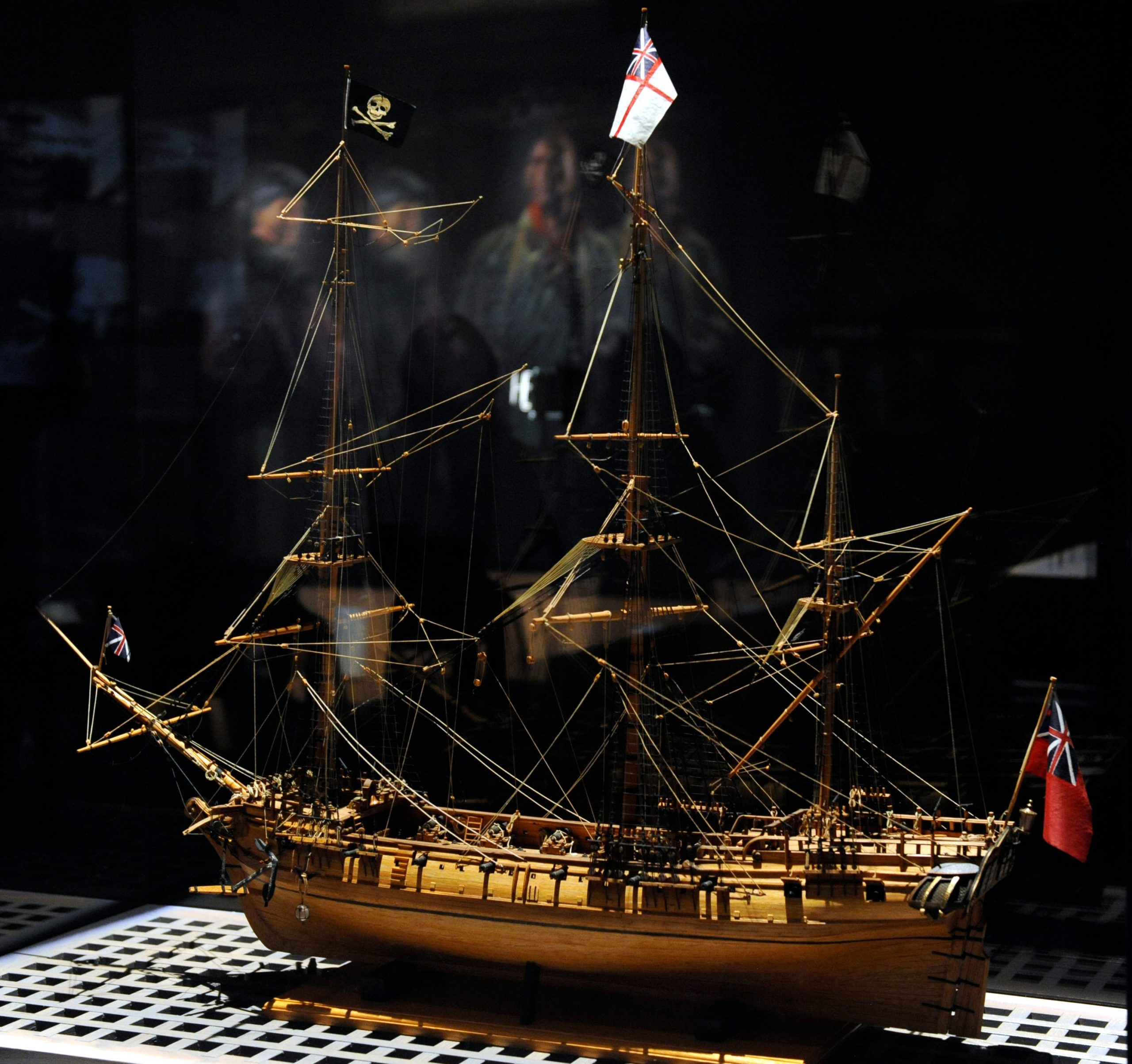 Whydah ship model