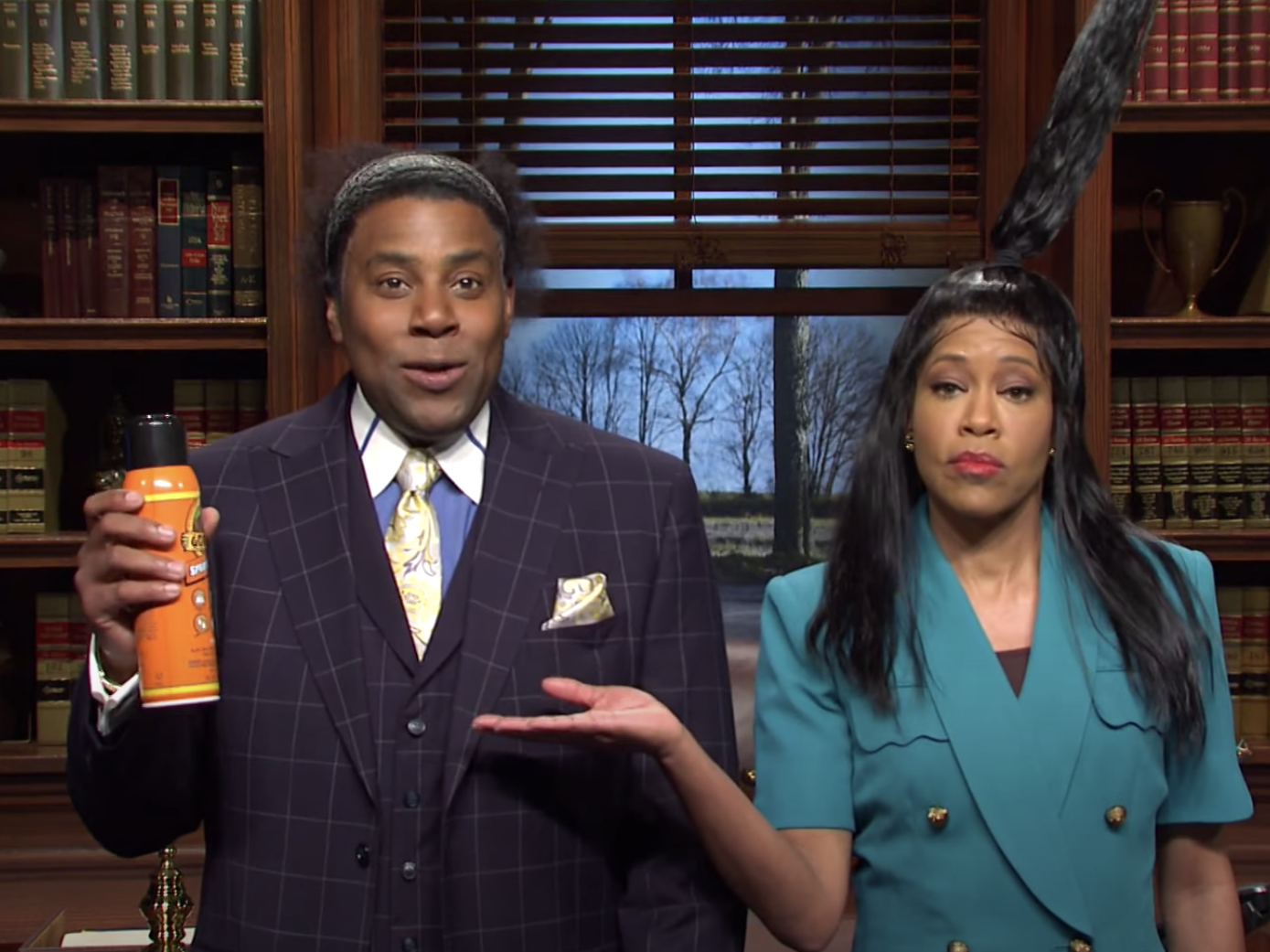 gorilla glue snl skit regina king kenan thompson