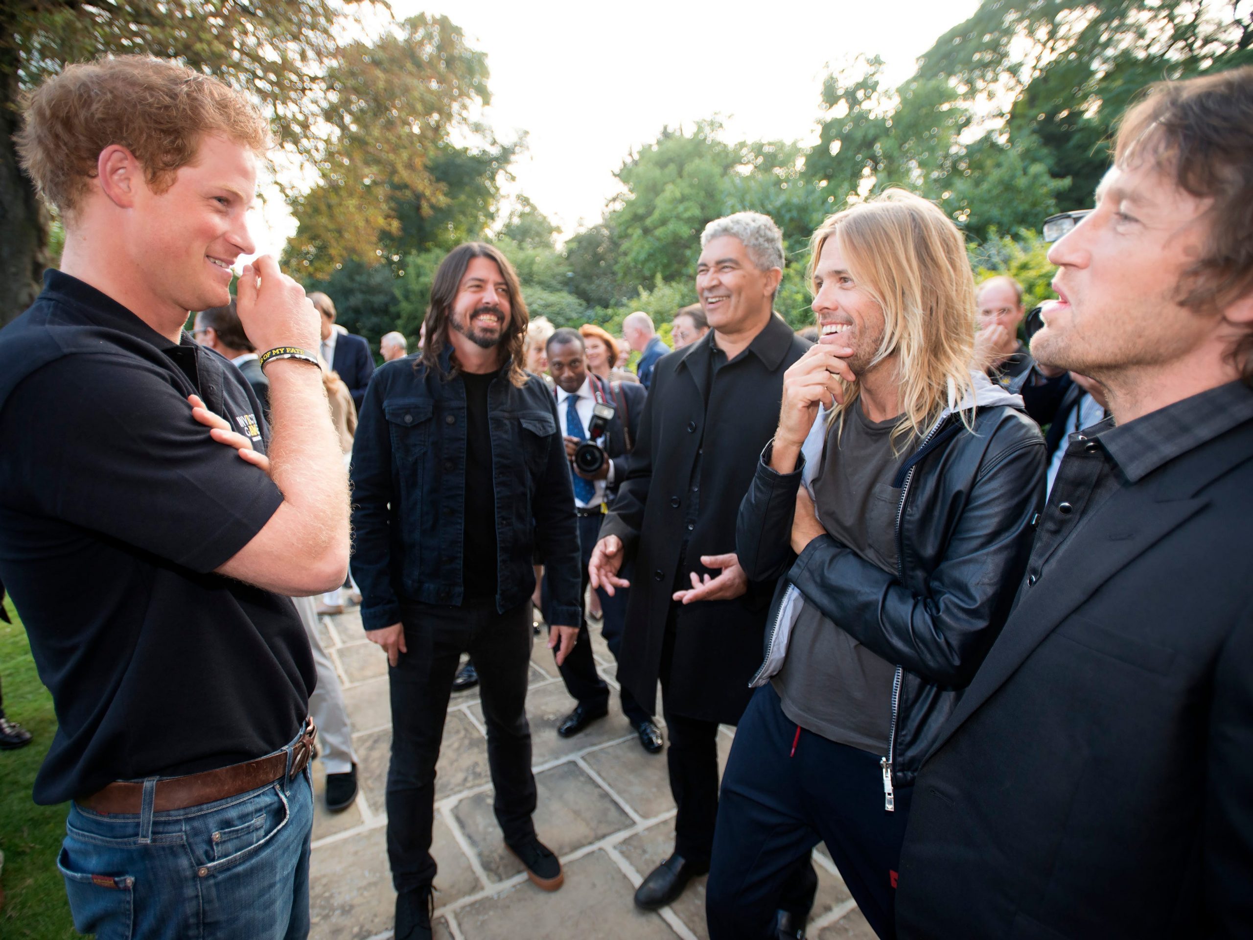 Foo Fighters and Prince Harry