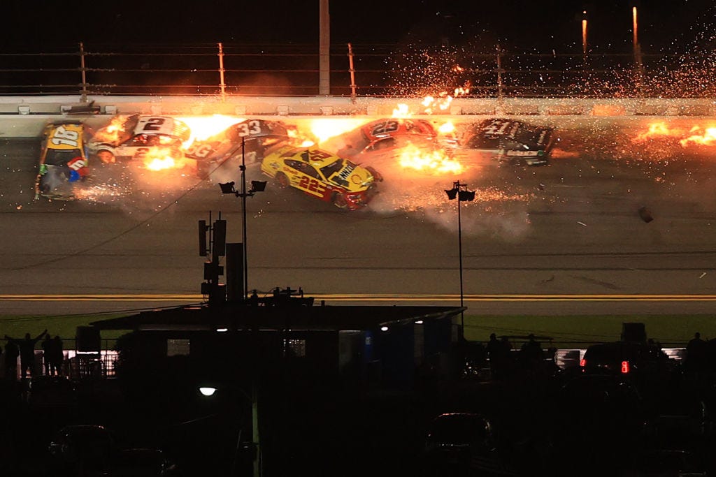 Daytona 500 wreck