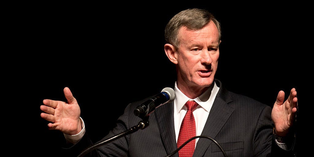 Retired US Navy Adm. William McRaven, a former Navy SEAL and special operations commander