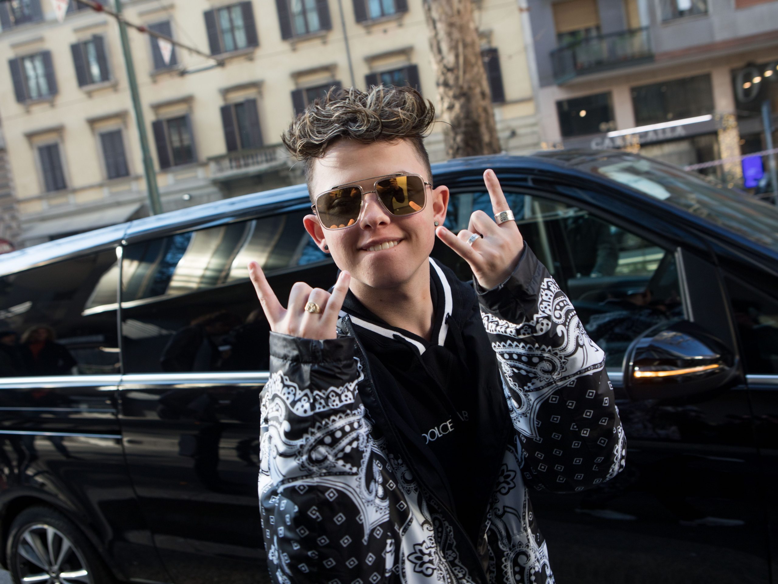 jacob sartorius milan fashion week