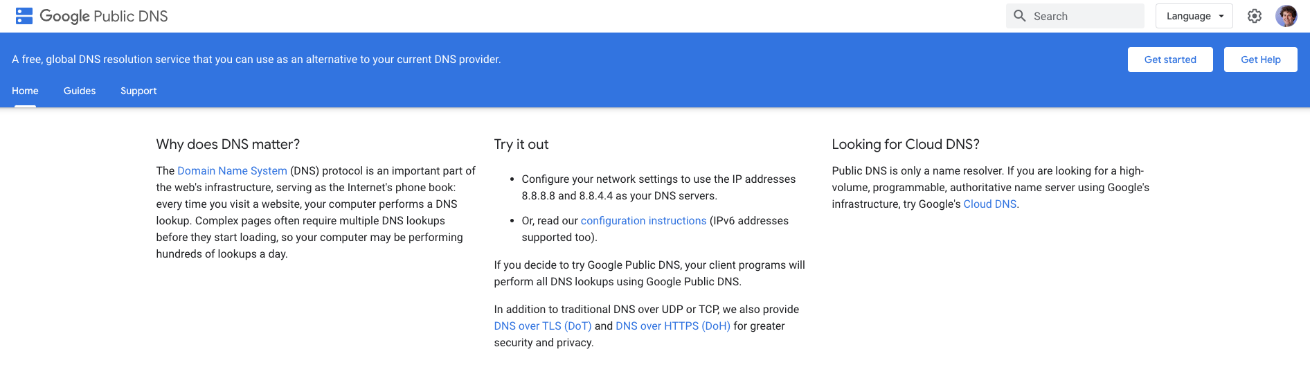 Google Public DNS