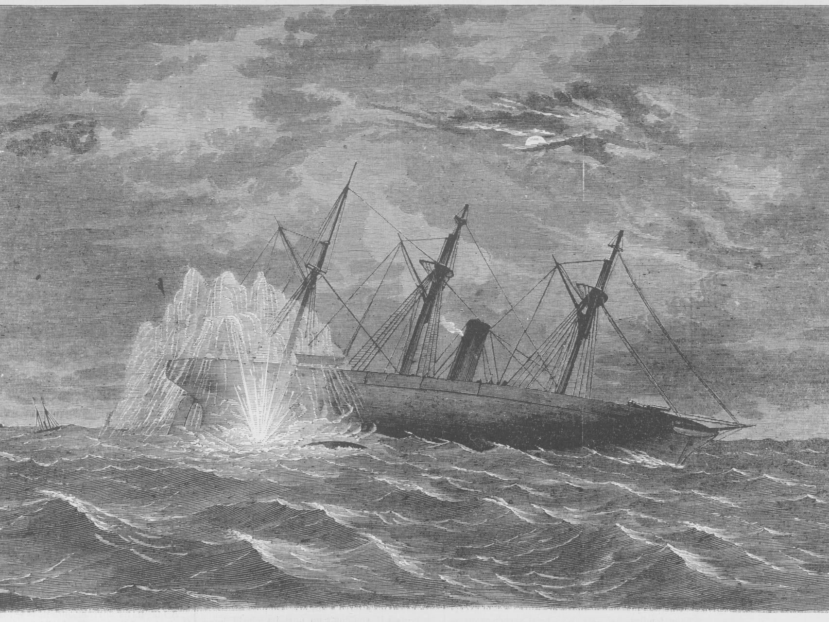 Union navy Civil War USS Housatonic
