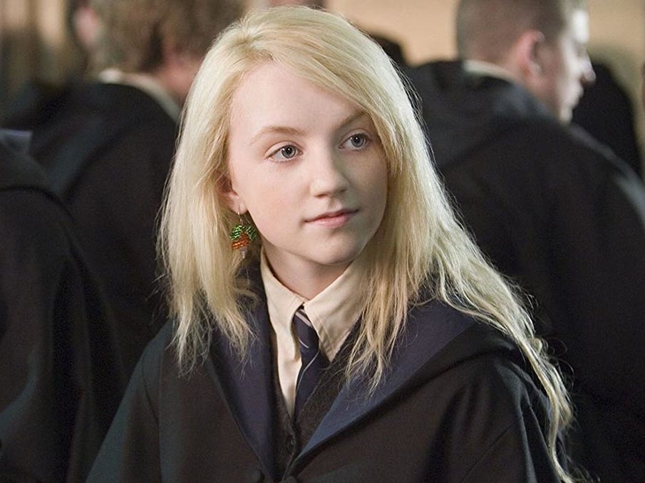 luna lovegood evanna lynch harry potter