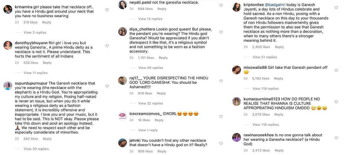 rihanna comments