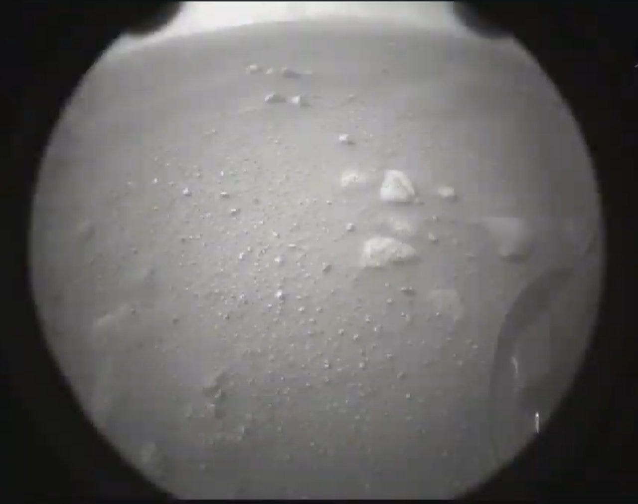 perseverance mars rover landing second photo image jezero crater