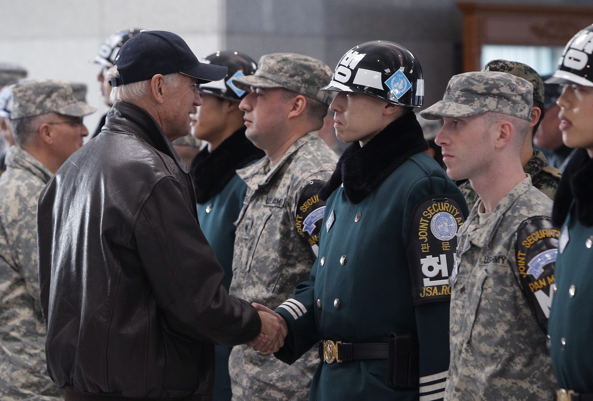 Joe Biden South Korea troops