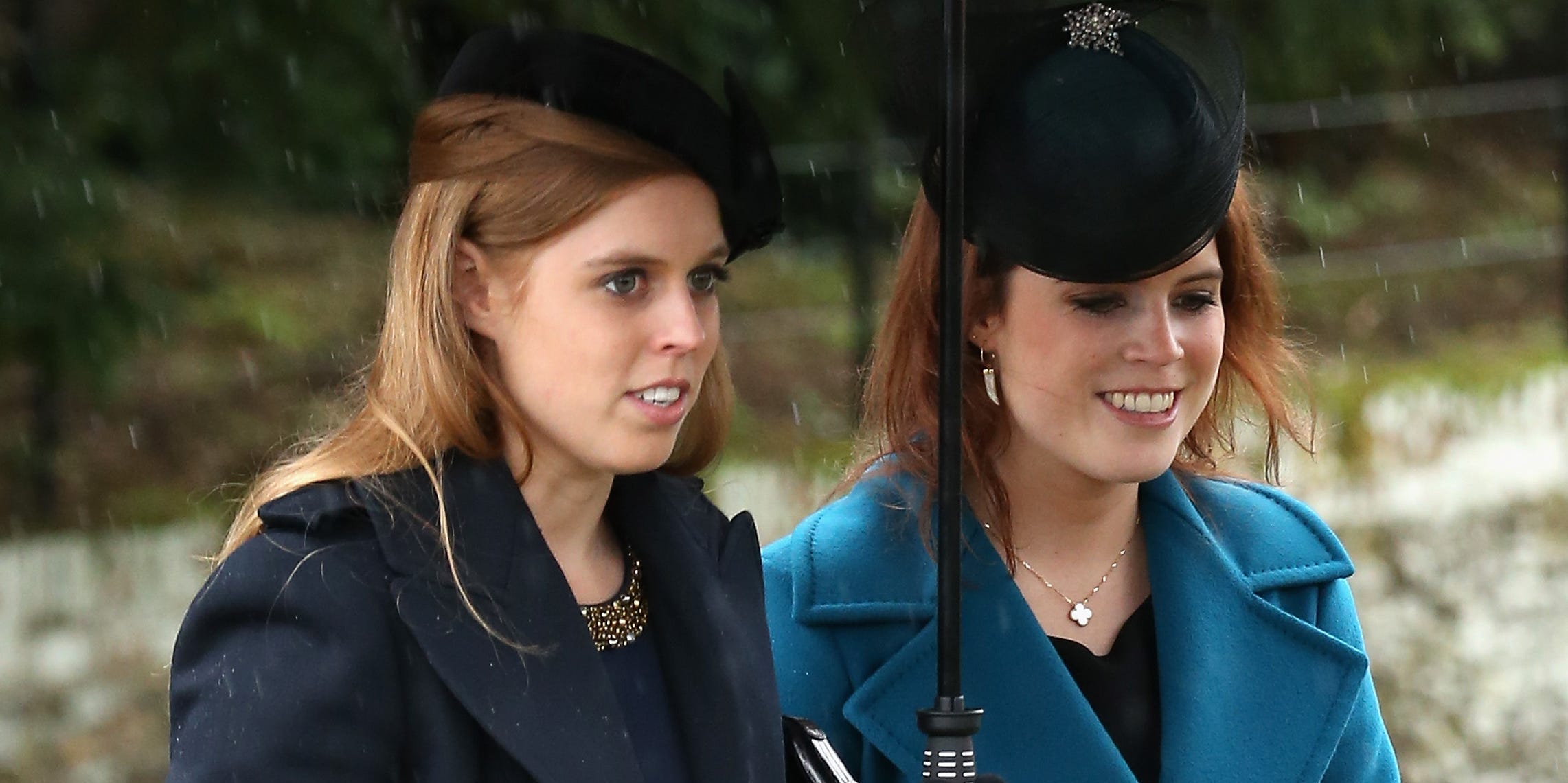 Princess Beatrice and Princess Eugenie christmas