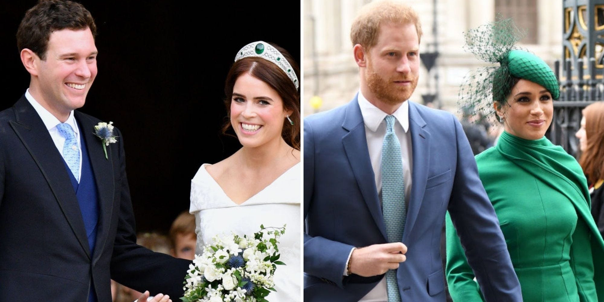 princess eugenie jack brooksbank frogmore cottage prince harry meghan markle