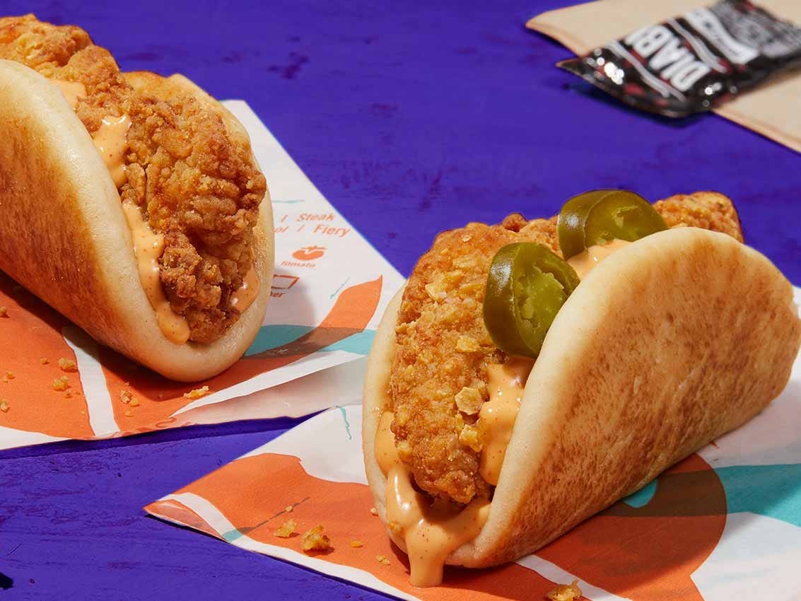 Crispy Chicken Sandwich Tacos