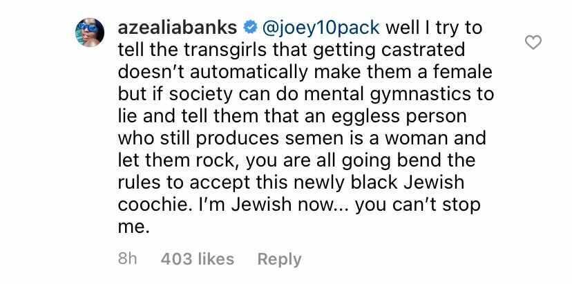 azealia banks comment 2
