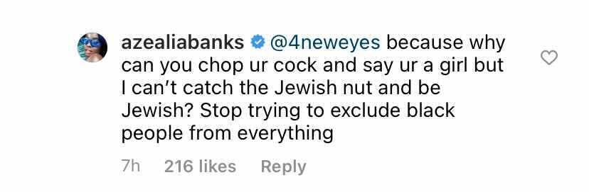 azealia banks comment 3