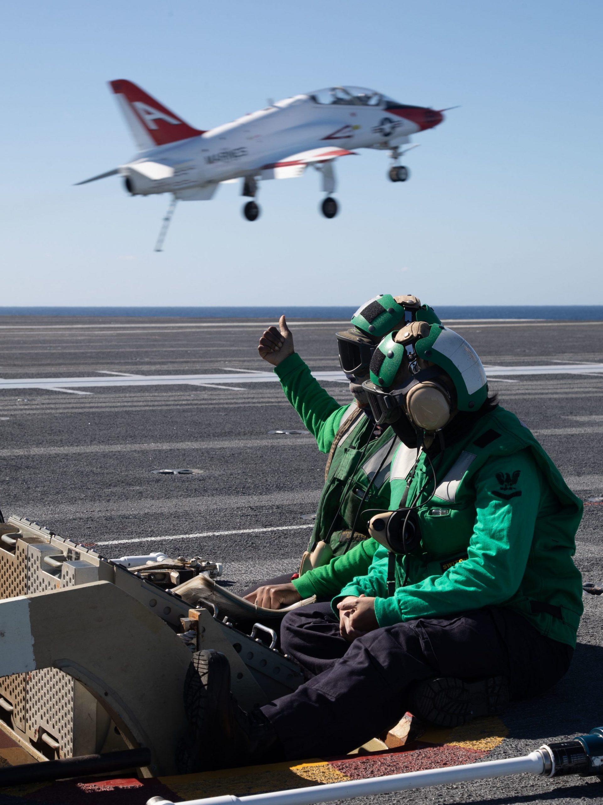 Navy aircraft carrier Gerald R. Ford sailor